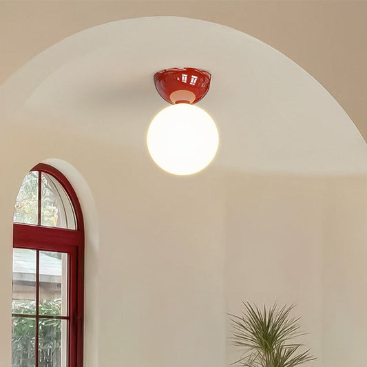 Scandinavian Globe | Moderne Skandinavische Deckenlampe mit Glaskugel