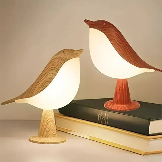 LED Bird Lamp Night Light | 3-Farben Touch-Schalter Dimmbar Tischlampe