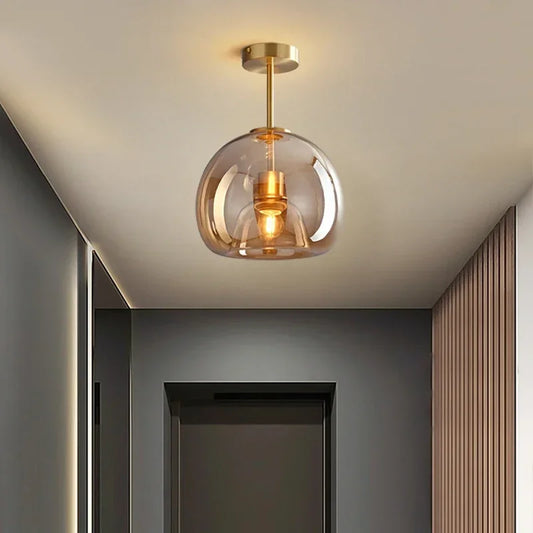 ModernGlow Ceiling Light | Minimalistische Glas-Deckenleuchte im Nordic Design