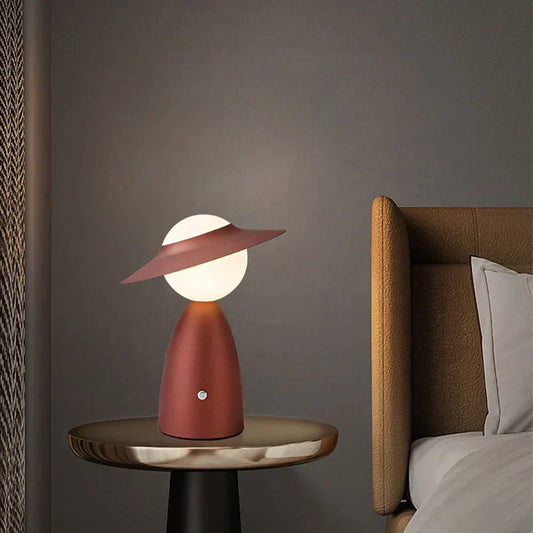 UFO Touch Lampe | Moderne LED Schreibtischlampe mit Dimmfunktion & Akku – Kabellos & Stilvoll für Zuhause oder Büro