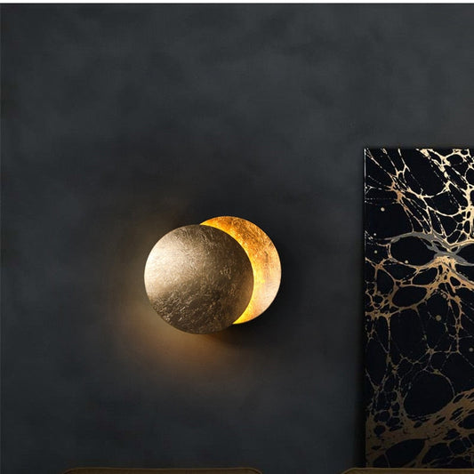 Lunar Eclipse Wandlampe | Moderne LED-Wandleuchte für Wohn- & Schlafbereiche