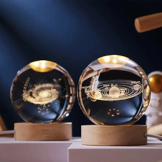 3D Crystal Ball LED Light | 3D Gravierte LED Kristallkugel